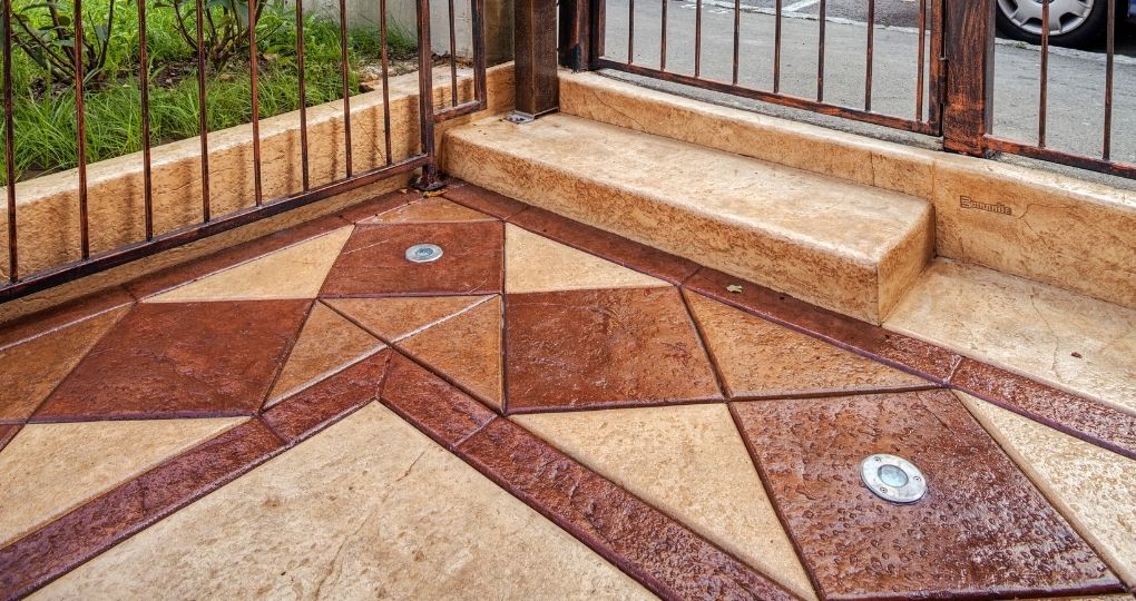 Mejores colores del hormigón impreso