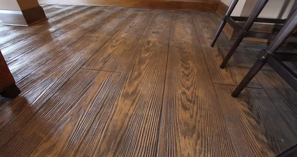 Hormigón impreso interior