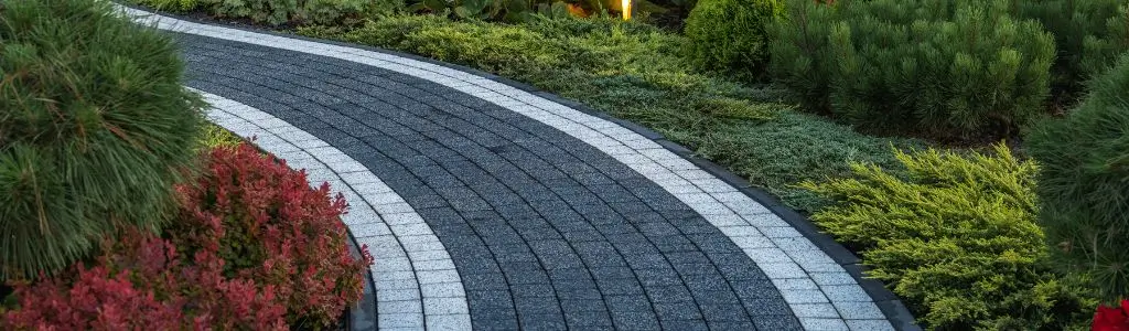 Hormigón impreso jardin